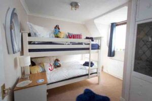 Crow's Nest bedroom with bunkbeds